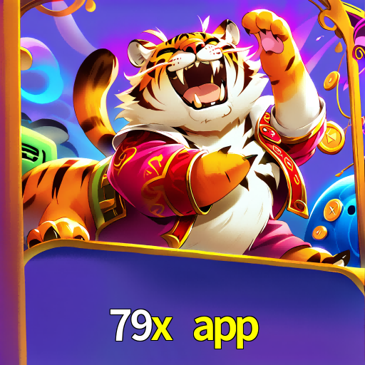 Imagem promocional da 79x app mostrando a plataforma e suas vantagens